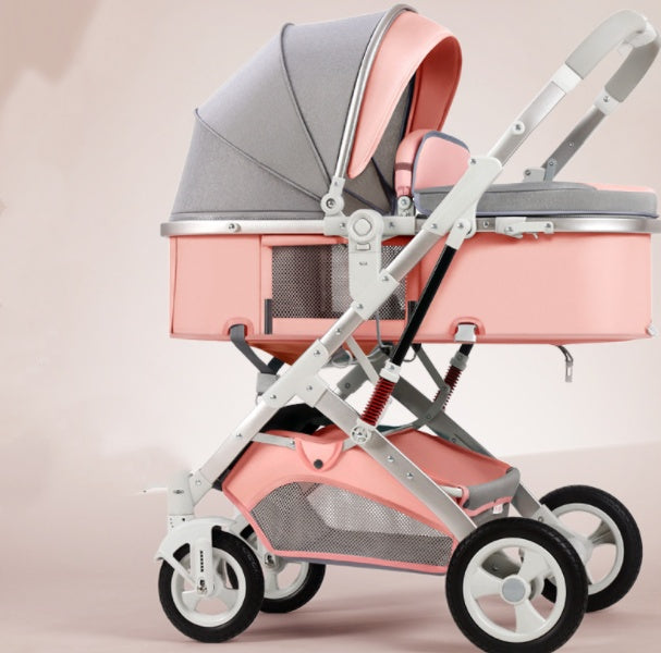 Stroller Folding Shock Absorption Two Way Trolley