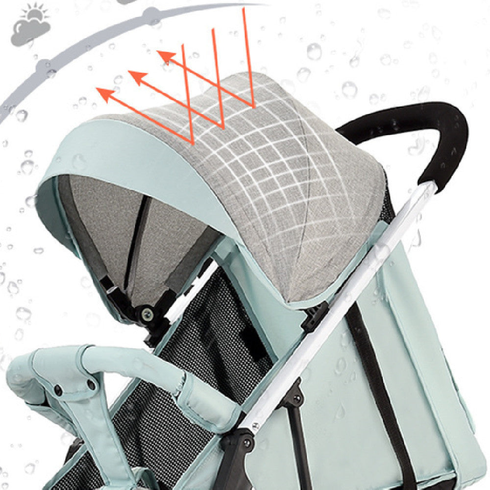 Folding Lightweight Baby Shock Trolley