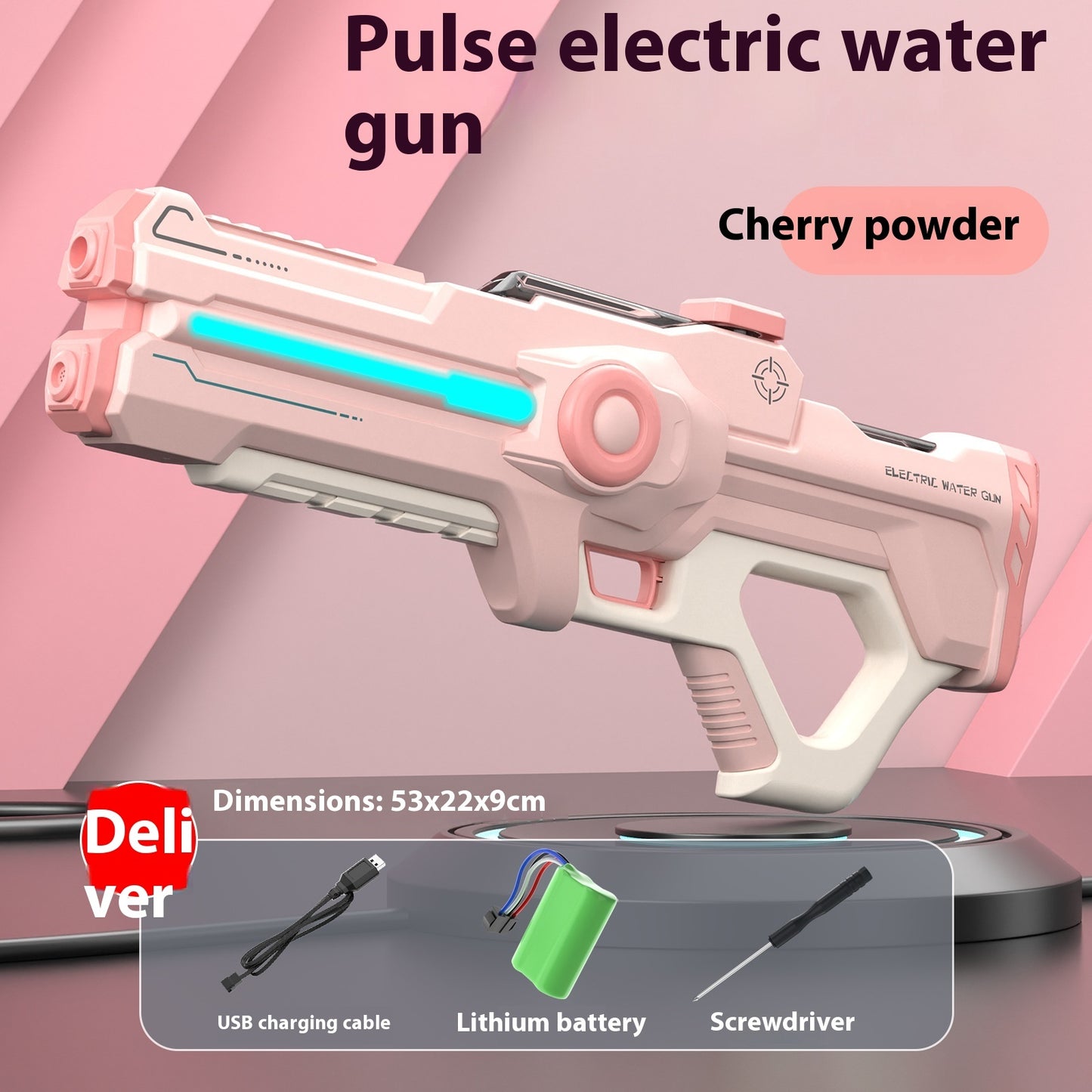 Electric Water Gun Automatic Water Feeding High Voltage Pulse Children Toy Gun