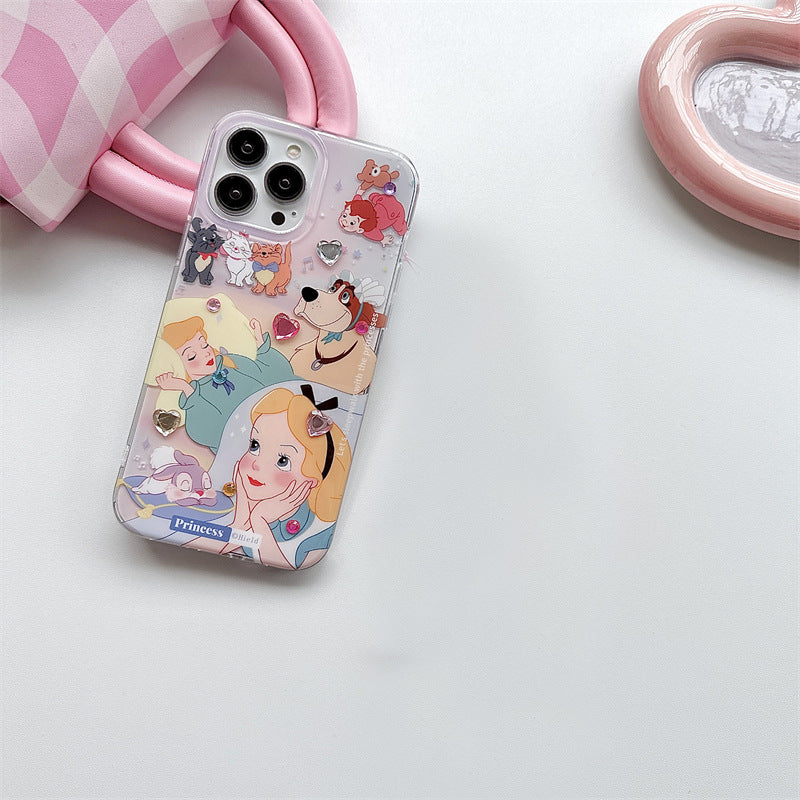 Princess Alice Small Animals Suitable For IPhone Mobile Phone Case