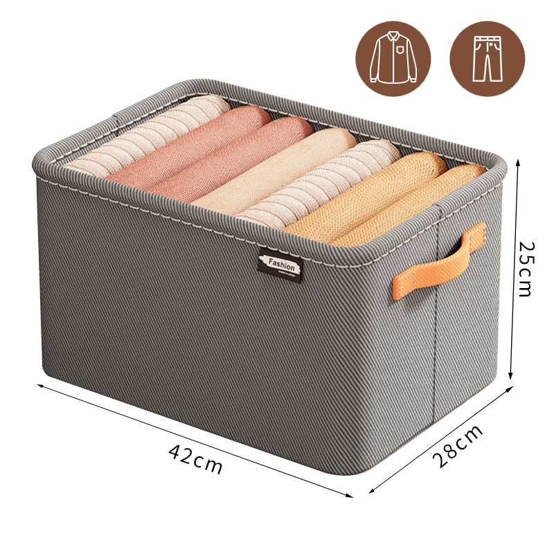 Thicken Clothes Organizer Pants Sweater Storage Cabinets Drawers Organizer Jeans Storage Box Wardrobe Clothes Storage Organizers