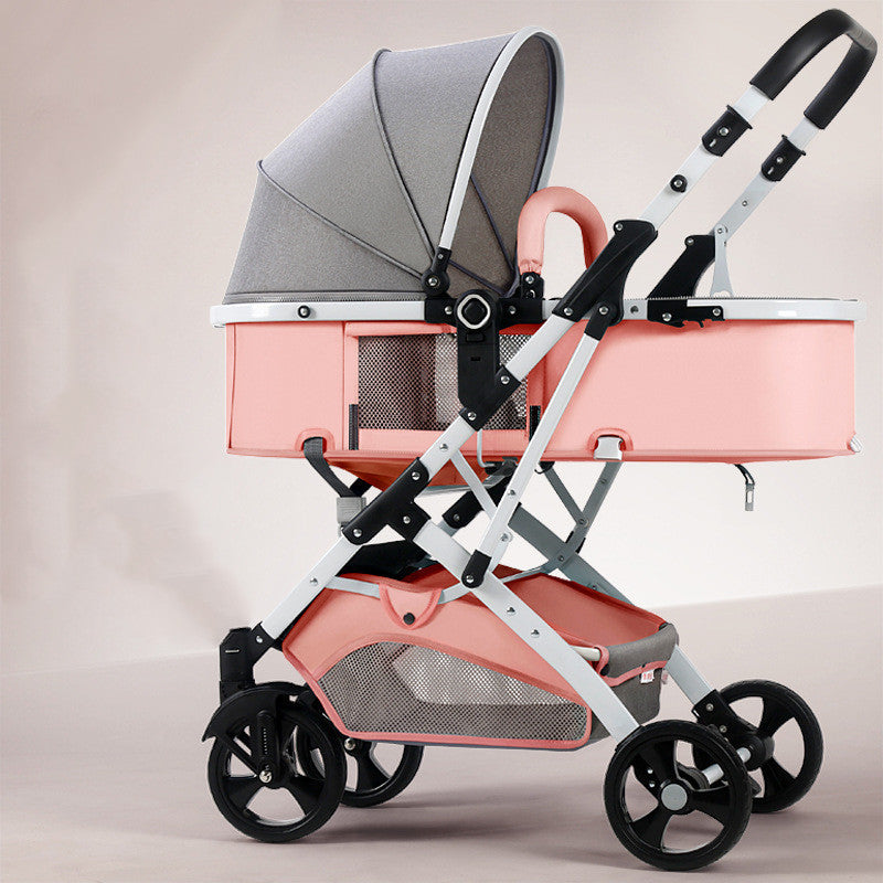 Stroller Folding Shock Absorption Two Way Trolley