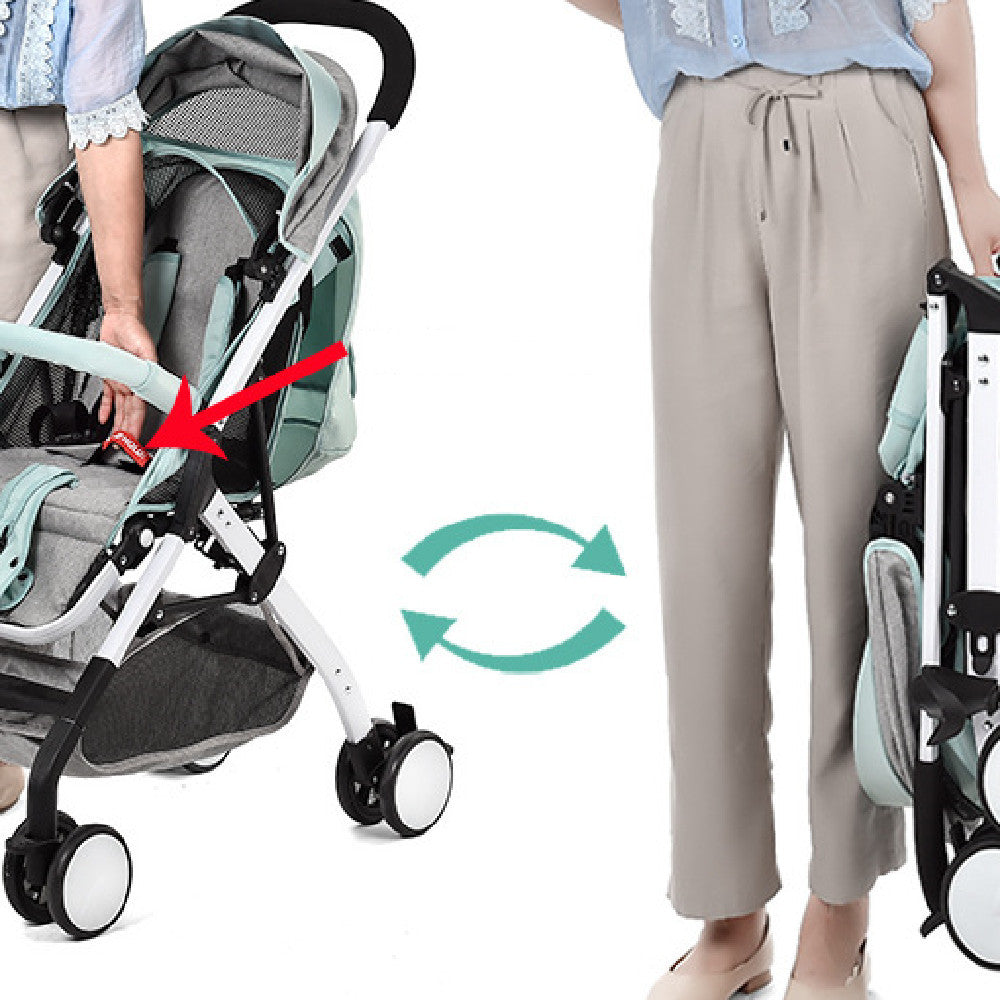 Folding Lightweight Baby Shock Trolley