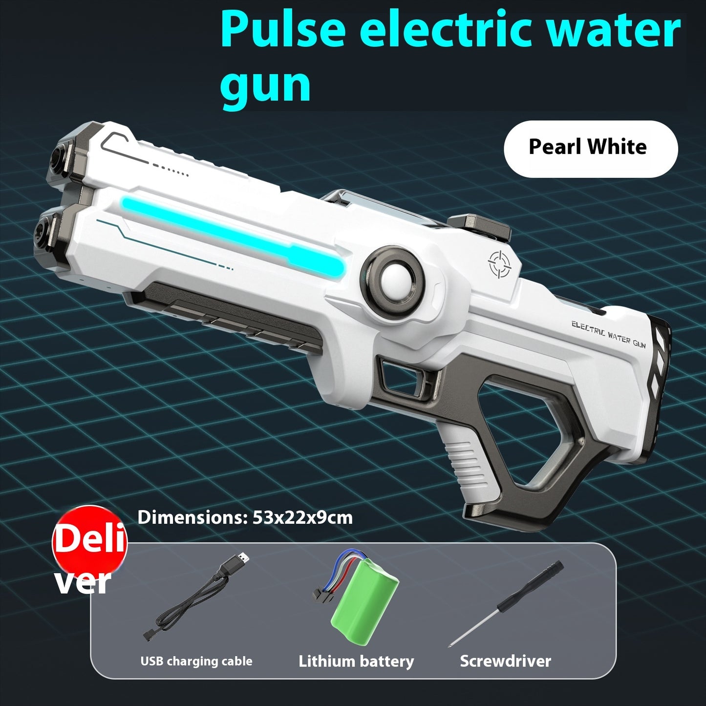 Electric Water Gun Automatic Water Feeding High Voltage Pulse Children Toy Gun