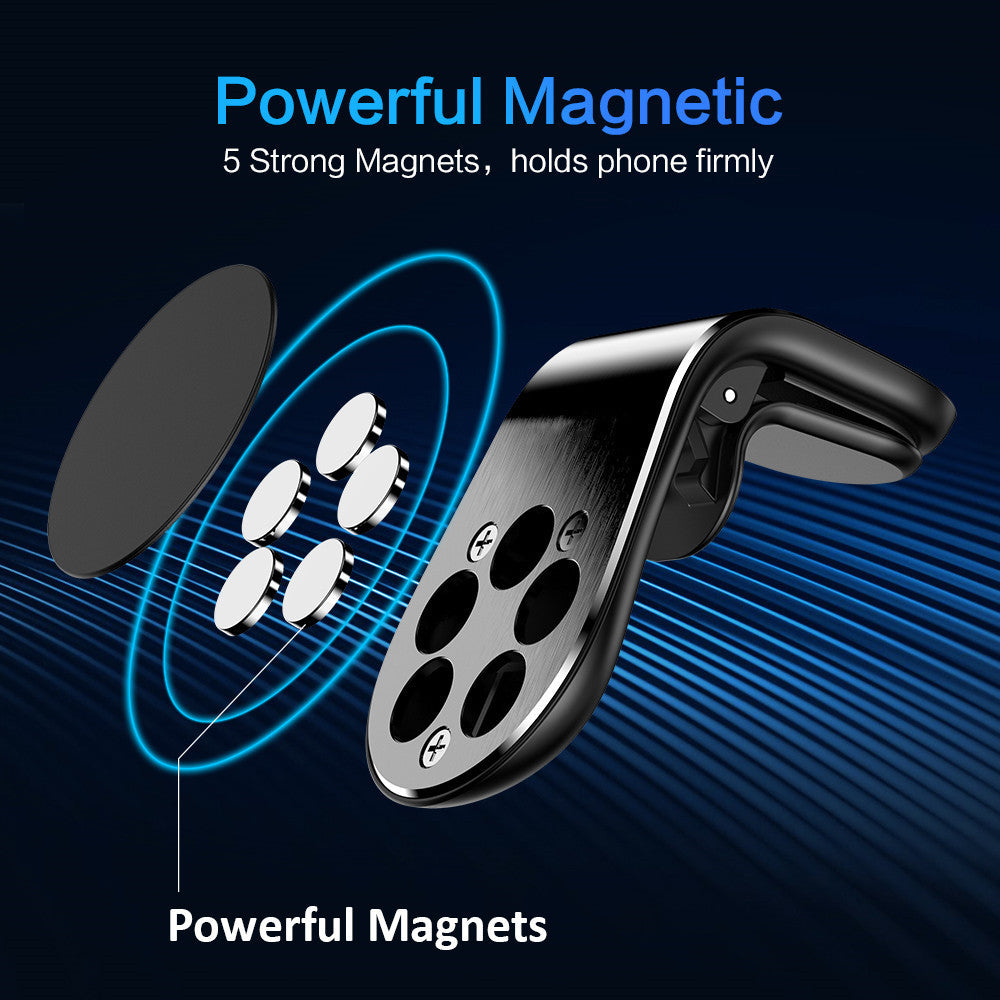 Magnetic Car Mobile Phone Holder Universal Air Outlet Metal Magnetic Practical Car Mobile Phone Navigation Car Holder