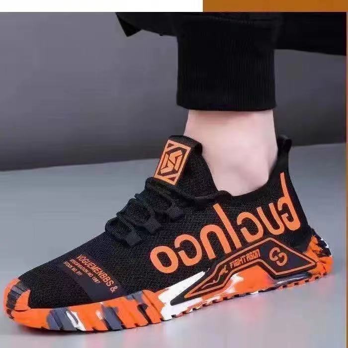 2021 Spring And Summer New Flying Woven Men&amp;amp;#039;s Shoes Korean Version Trend Casual Breathable Mesh Sneakers Men&amp;amp;#039;s One Piece Generation