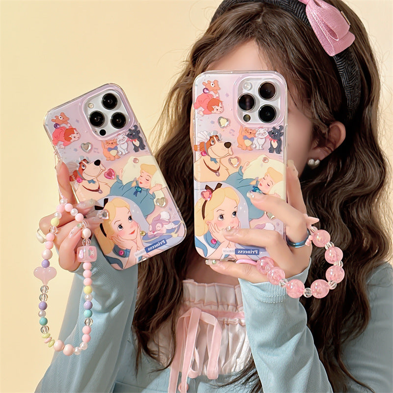 Princess Alice Small Animals Suitable For IPhone Mobile Phone Case