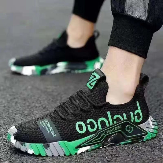 2021 Spring And Summer New Flying Woven Men&amp;amp;#039;s Shoes Korean Version Trend Casual Breathable Mesh Sneakers Men&amp;amp;#039;s One Piece Generation