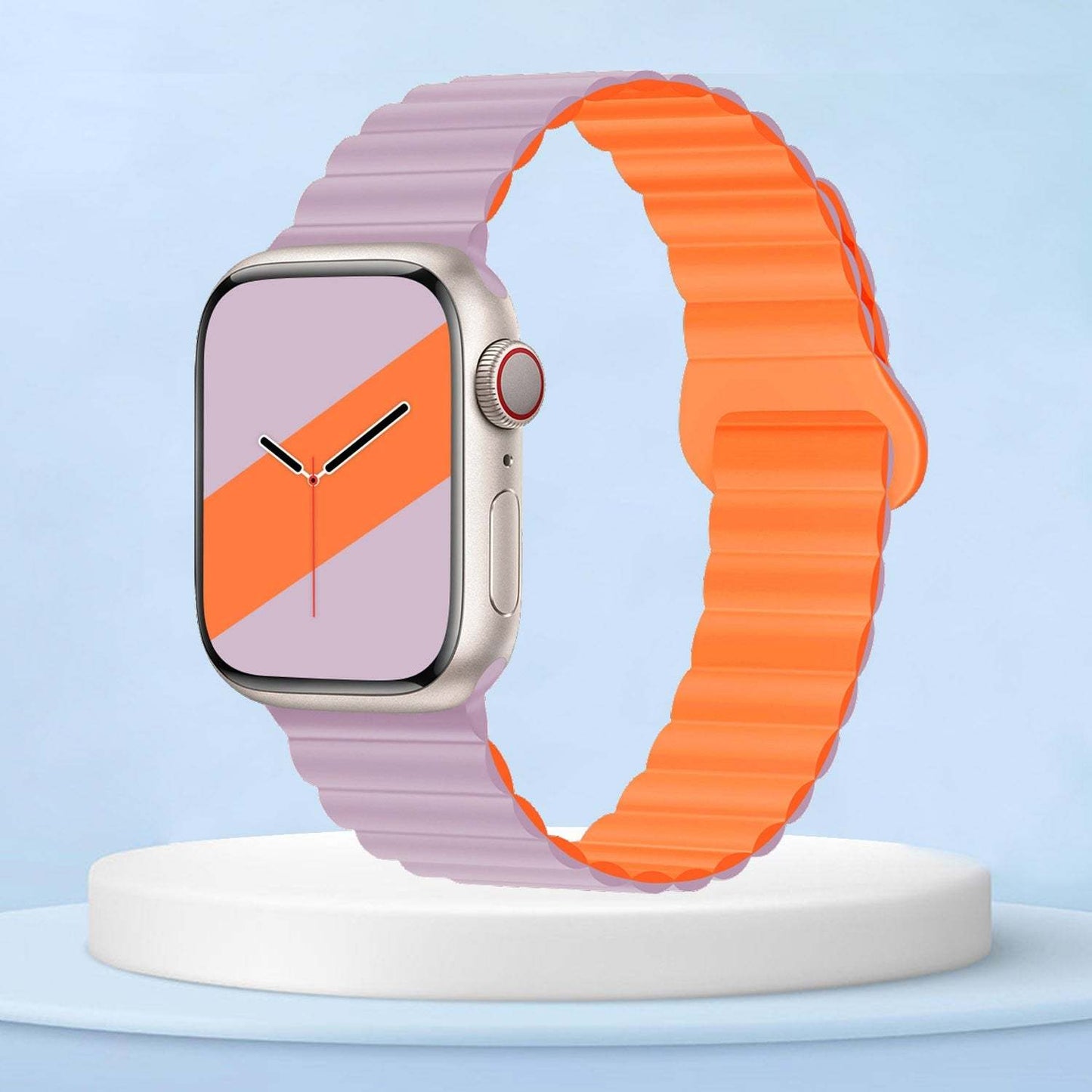 Silicone Loop Strap for Apple Watch 8 Ultra 7 6 SE 5 4 3 Magnetic Buckle Bracelets for iWatch Band 49mm 42/44/45mm 38/40/41mm